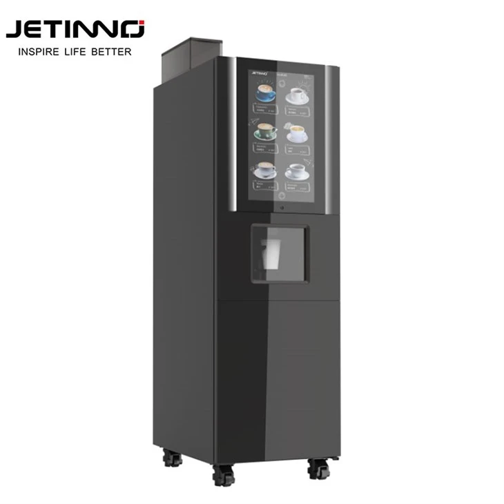 Free standing Coffee Vending Machine hot drink vending 22inch vertical screen suppliers